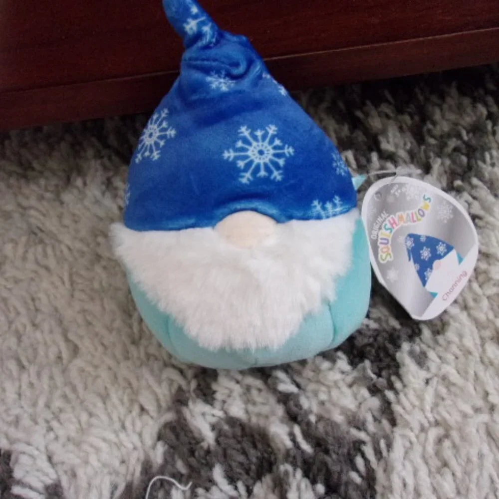 Mini Squishmallow New with tag Gnome Christmas Channing